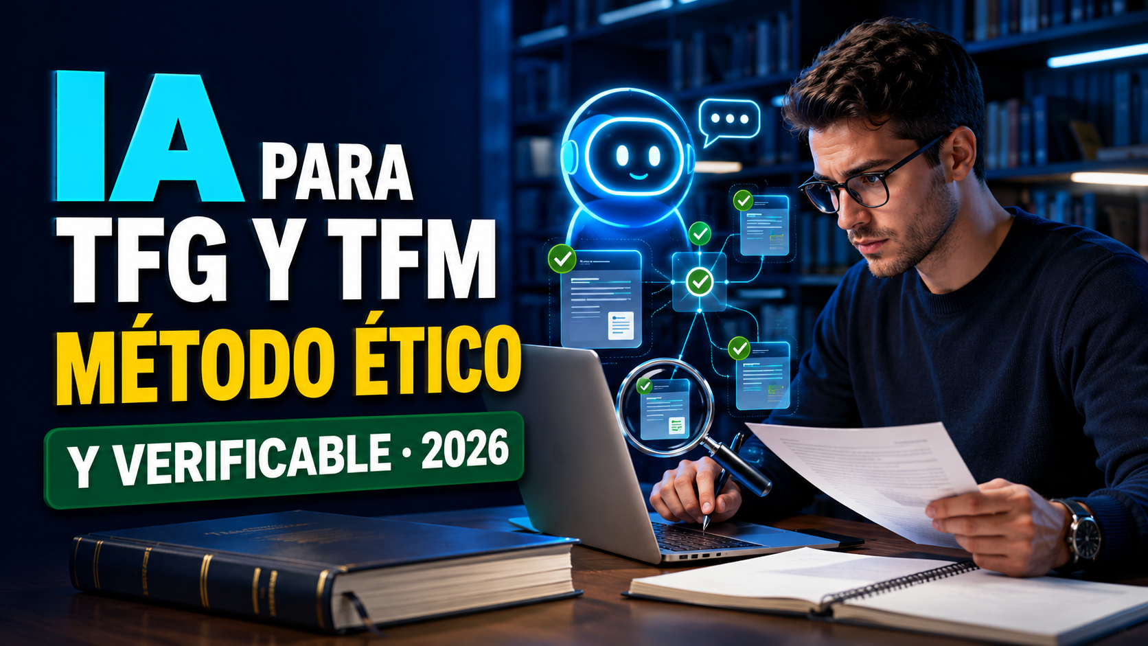 IA para TFG y TFM: método ético y verificable 2026