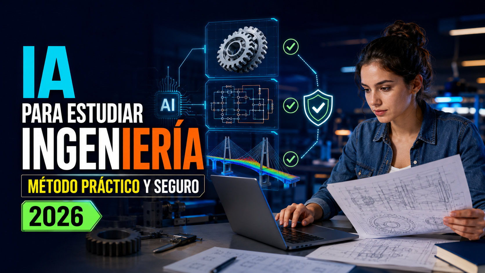 IA para estudiar Ingeniería: método práctico y seguro 2026