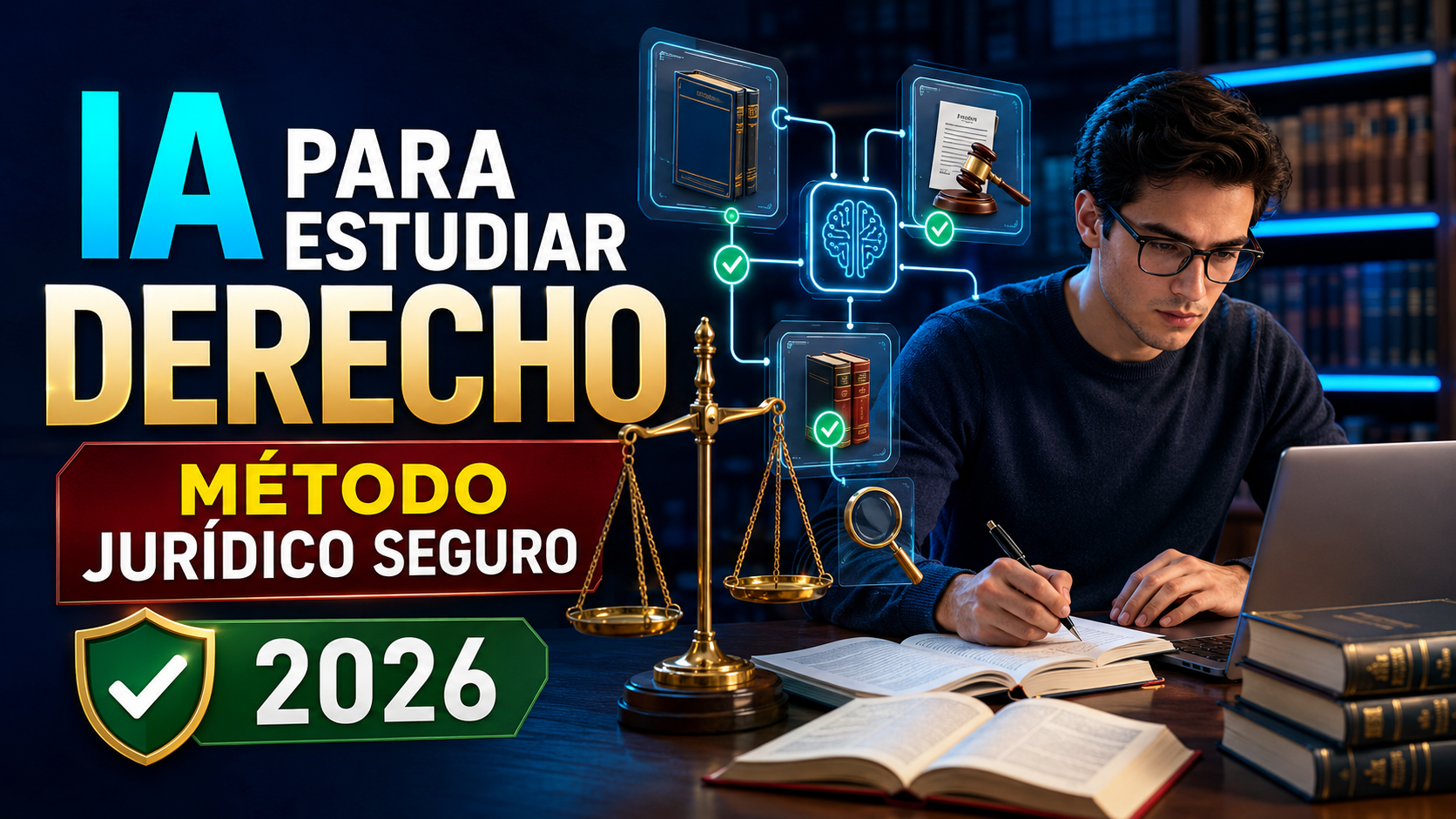 IA para estudiar Derecho: método jurídico seguro 2026