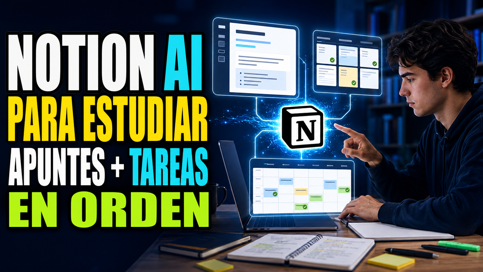 Notion AI para estudiar: organiza apuntes y tareas