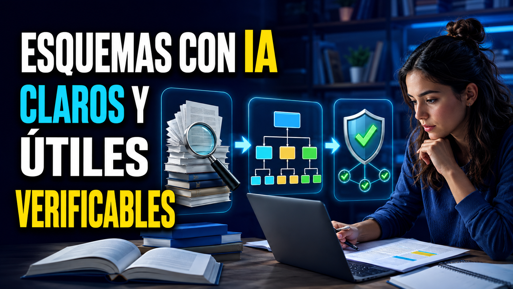 Cómo crear esquemas con IA claros, útiles y verificables