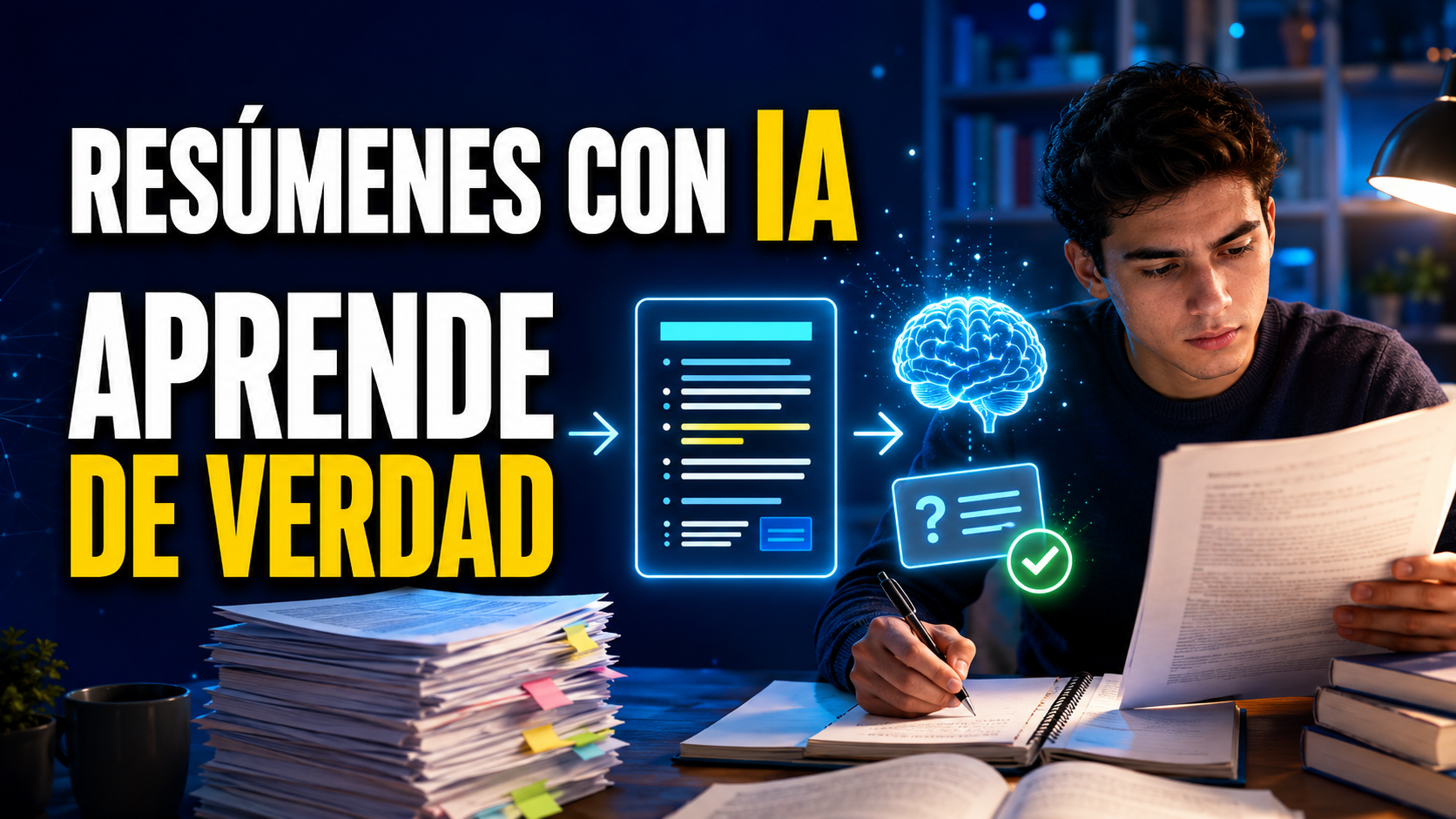 Cómo hacer resúmenes con IA para aprender de verdad