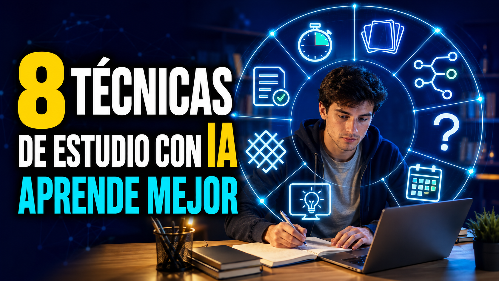 Técnicas de estudio con IA: 8 métodos para aprender