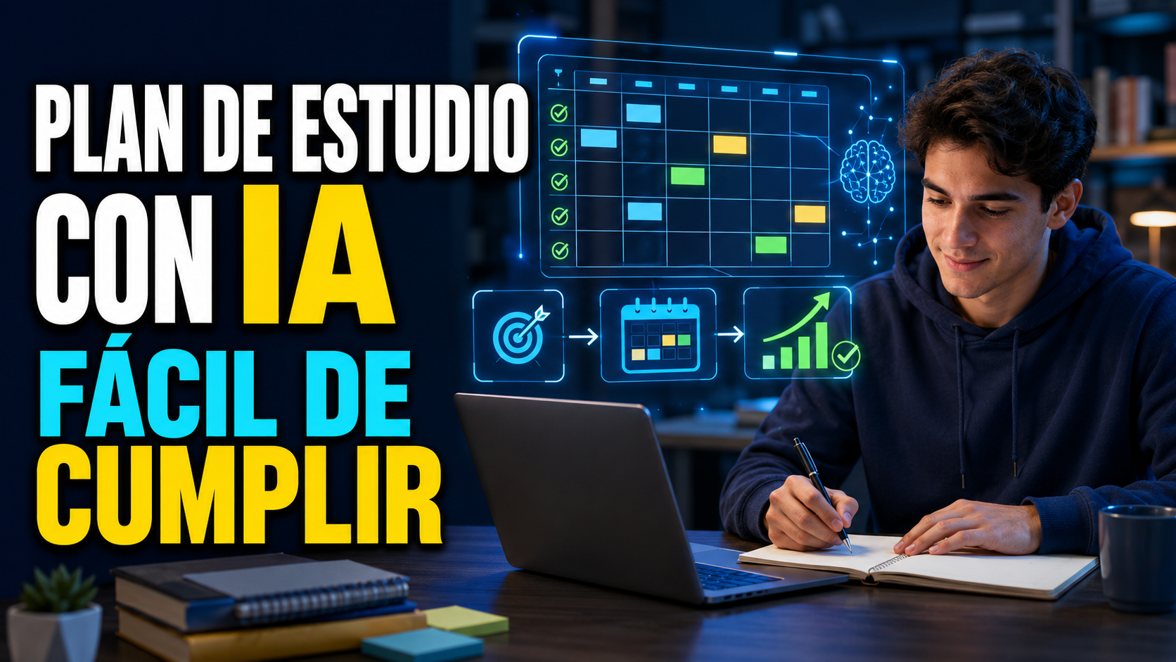 Cómo crear un plan de estudio con IA que puedas cumplir