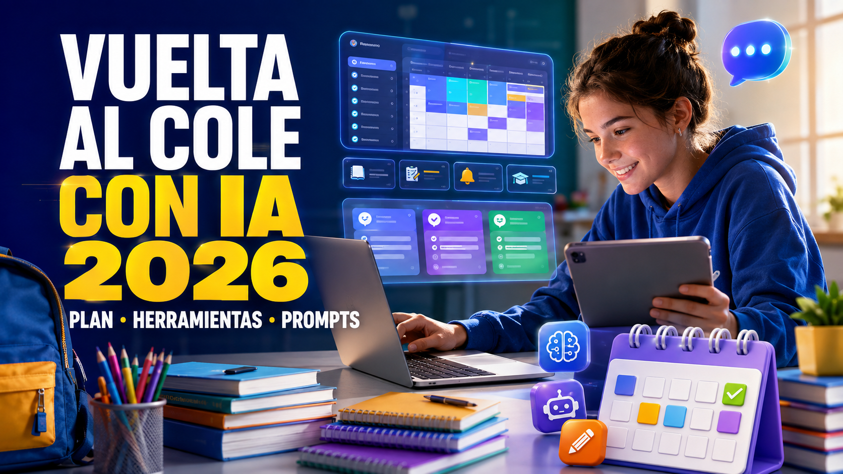 Vuelta al Cole con IA 2026: Plan, Herramientas y Prompts