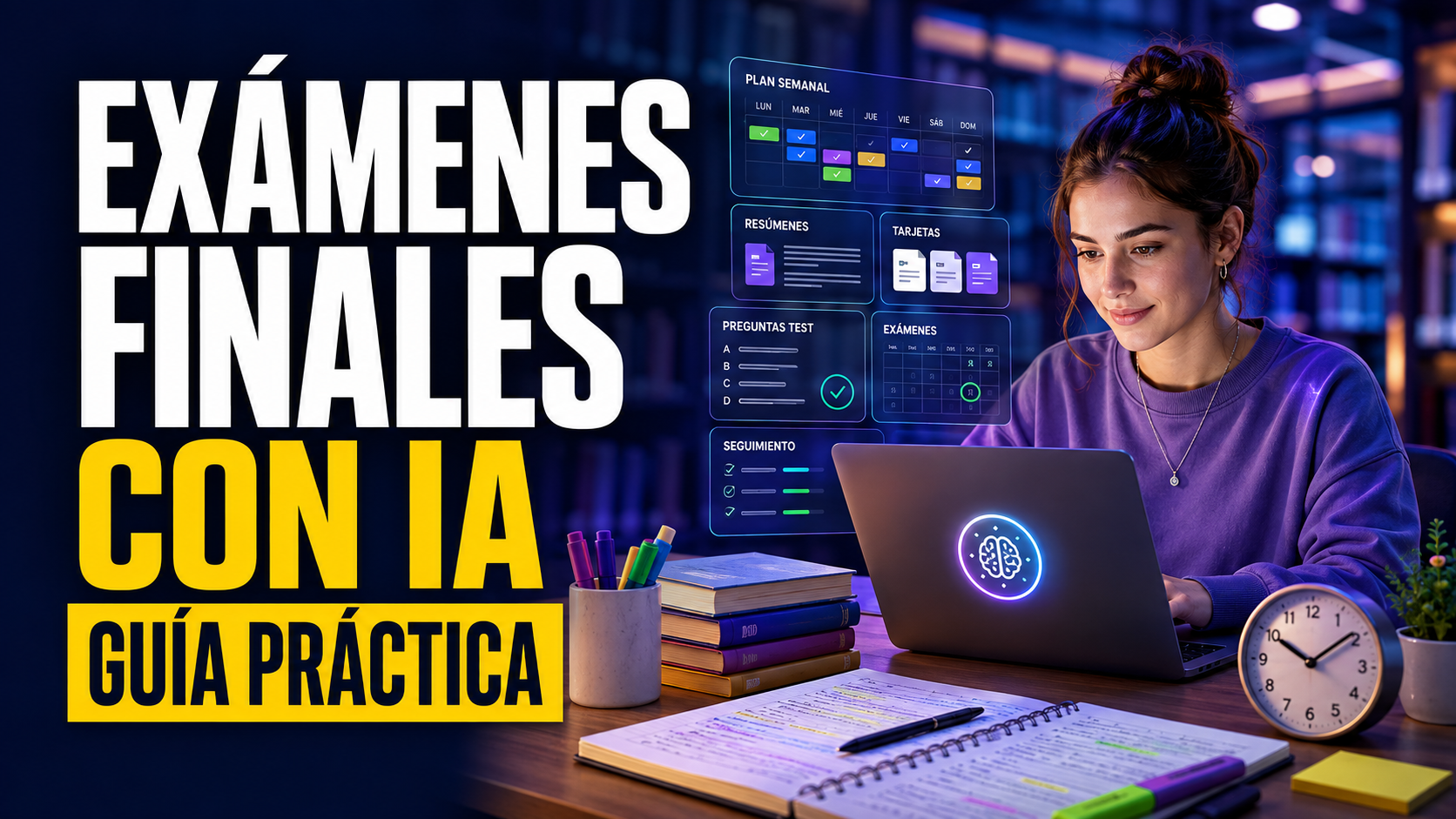 Preparar exámenes finales con IA en 2026: guía práctica