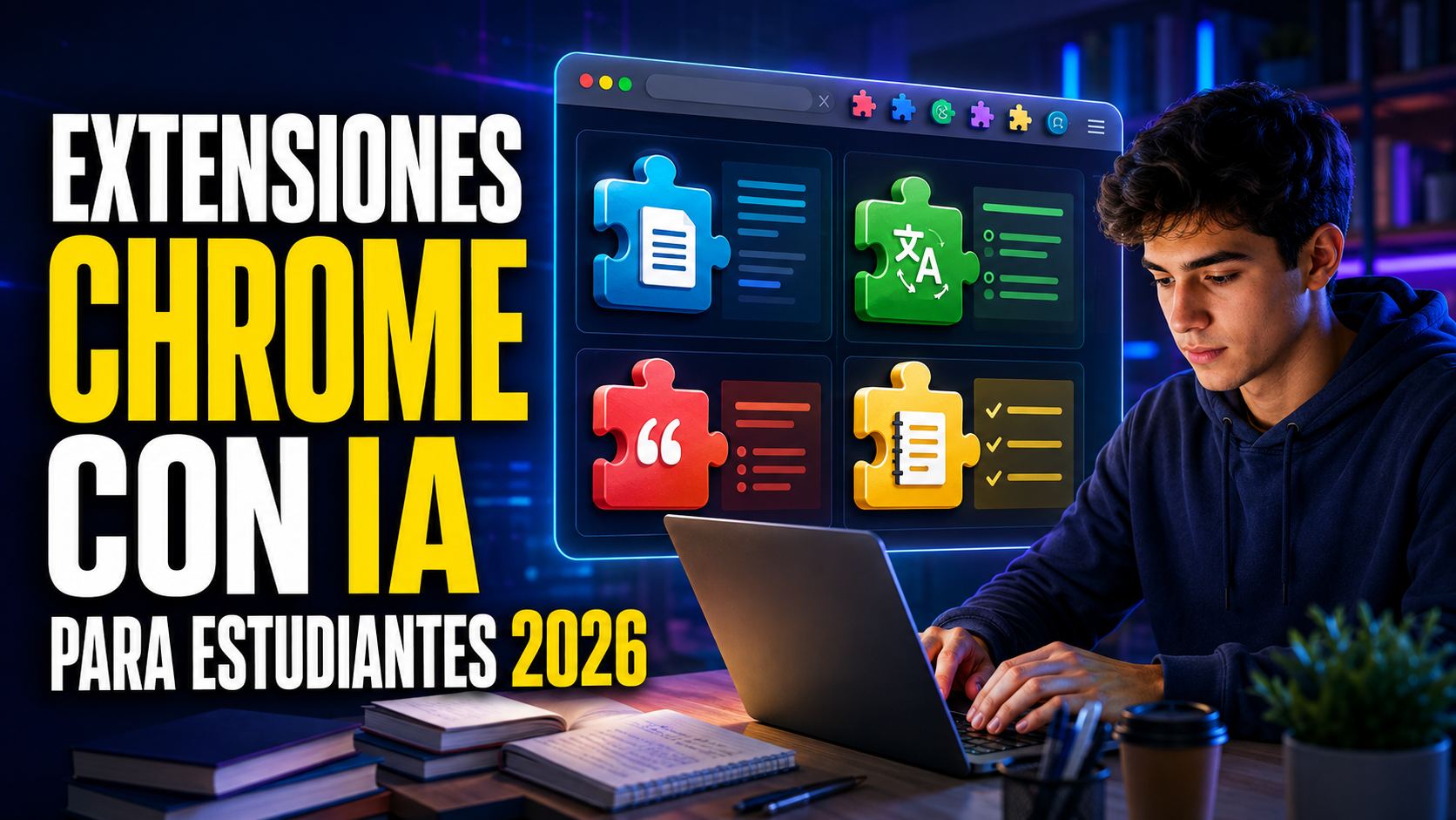 Extensiones de Chrome con IA para estudiantes en 2026