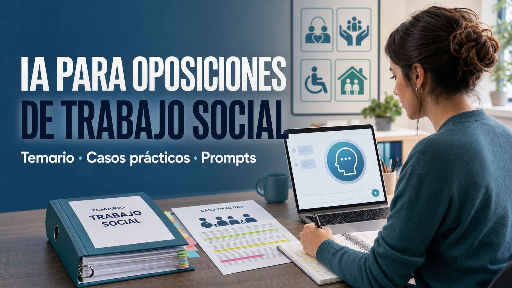 Cómo Usar la IA para Preparar Oposiciones de Trabajo Social