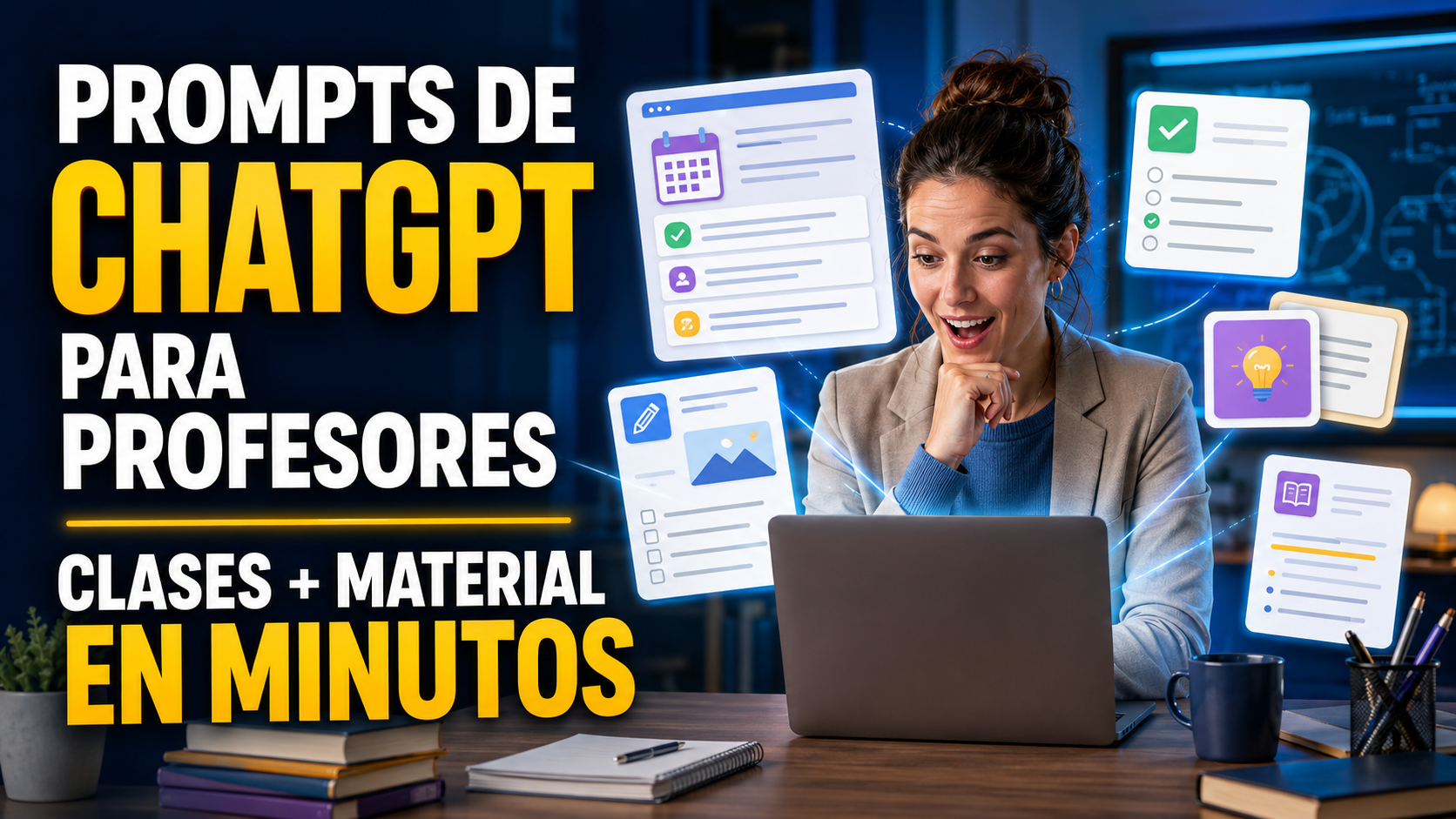 Prompts de ChatGPT para Profesores | Material Didáctico en Minutos