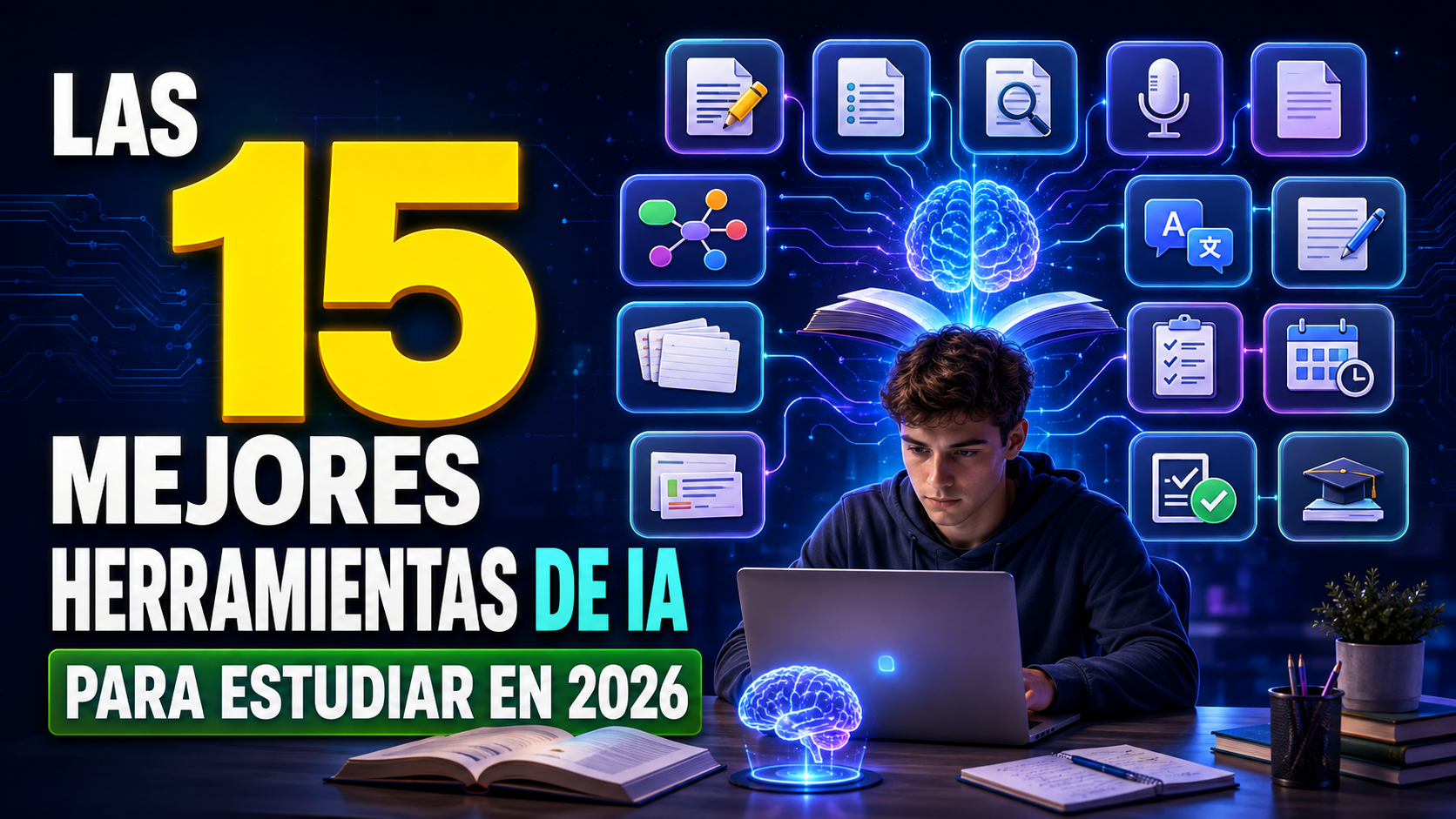 15 mejores herramientas de IA para estudiar en 2026