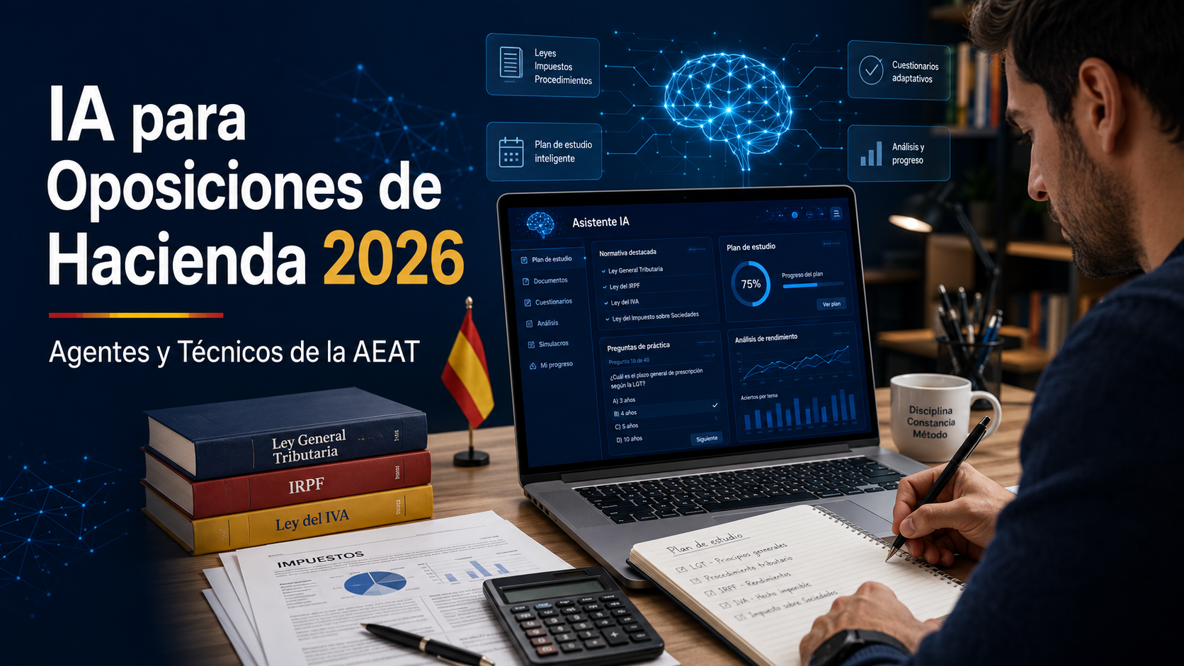 IA para Oposiciones de Hacienda | Técnicos y Agentes AEAT 2026