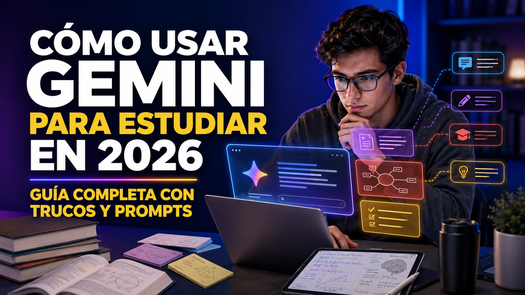 Cómo Usar Gemini para Estudiar | Guía Completa con Trucos y Prompts