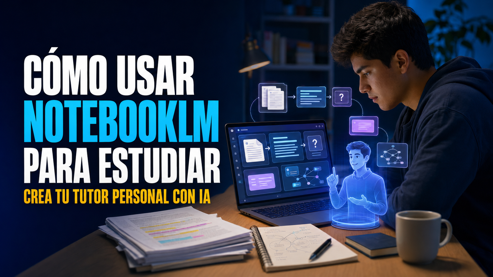 Cómo Usar NotebookLM para Estudiar: Crea tu Tutor Personal con IA