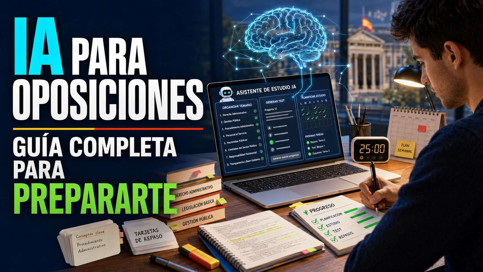 IA para oposiciones: Guía completa para aprobar en 2026