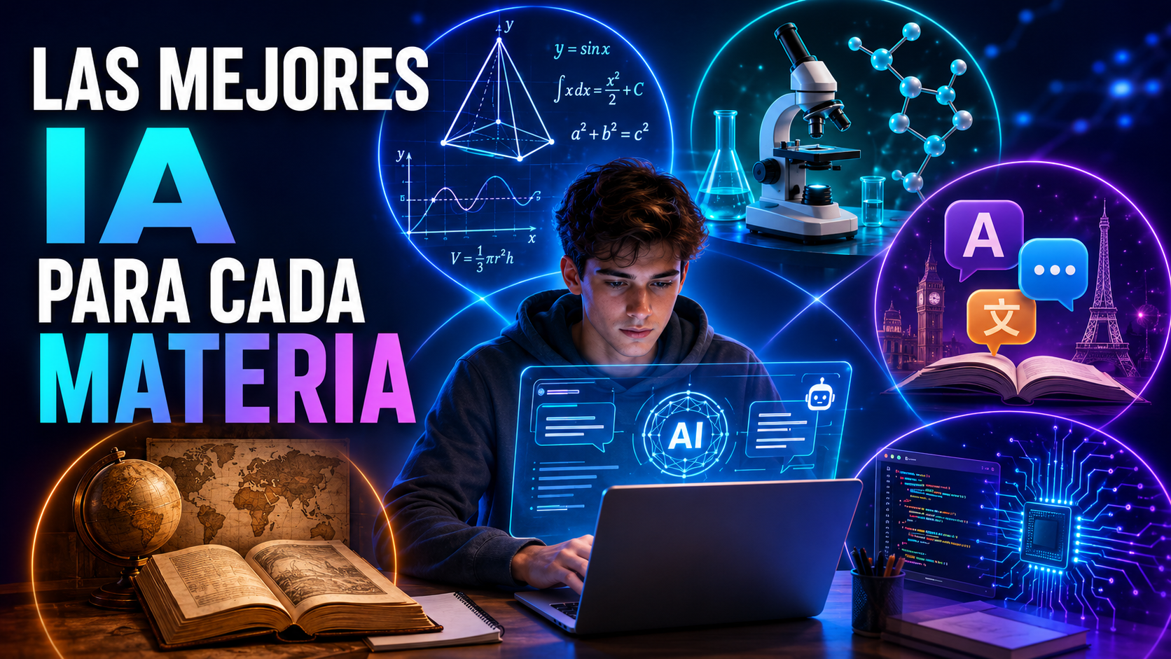 Las Mejores IA para Cada Materia en 2026: Guía Completa